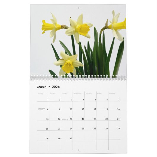 Blume 2025 kalender (Mär 2026)