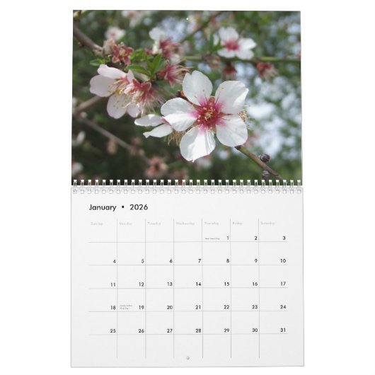 Blume 2026 Foto-Kalender Kalender (Jan 2026)
