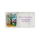 Blume 2190 Anschrift von Seide und Mais Adressaufkleber (Vorne)