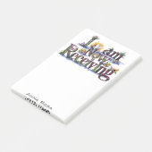 *~* Blume 21 JETZT ERHALTE ICH AP85 Manifesting Post-it Klebezettel (angewinkelt)