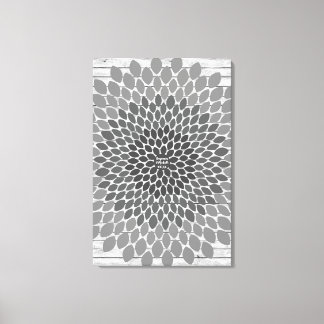 Blume - 250 Signature Guest Book Alternative Print Leinwanddruck