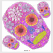 BLUME 2 AUFKLEBER (Blatt)