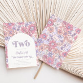 Blume 2. Geburtstag Einladung | WILDBLUME