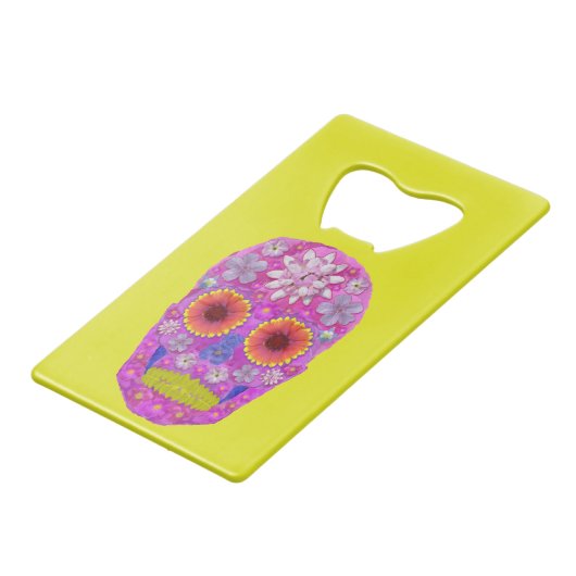 BLUME 2 GELDKARTEN FLASCHENÖFFNER (Rückseite Schrägansicht)