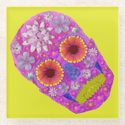 BLUME 2 GLASUNTERSETZER (Vorderseite)