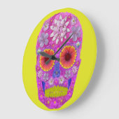 BLUME 2 GROßE WANDUHR (Winkel)