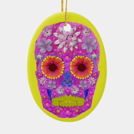 BLUME 2 KERAMIK ORNAMENT (Hinten)