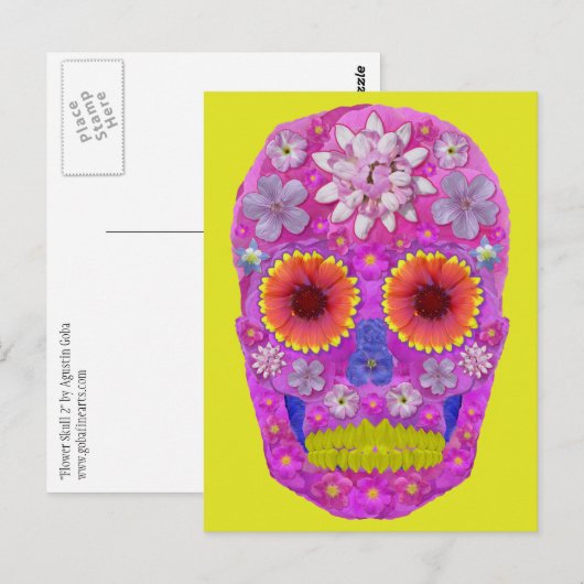 BLUME 2 POSTKARTE (Vorne/Hinten)