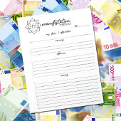 Blume 369 Manifestationsmethode, Anziehungsgesetz Notizblock