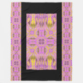 BLUME 4 FLEECEDECKE (Vorderseite)