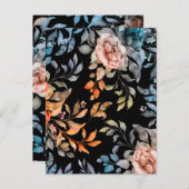 BLUME 4 POSTKARTE (Vorne/Hinten)