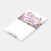 *~* Blume 5 BEREITS AM AP85 Manifesting Post-it Klebezettel (angewinkelt)