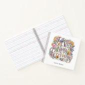 *~* Blume 6 JETZT ERHALTE ICH AP85 Manifesting Notizblock (Innenseite)