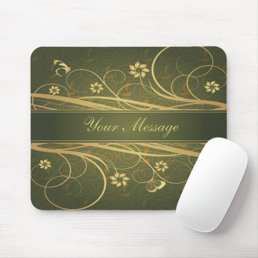 Blume 6 Mousepad (Mit Mouse)