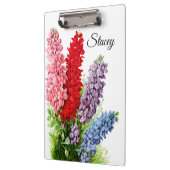 Blume 6 Personalisierte Zwischenablage Klemmbrett (Links)