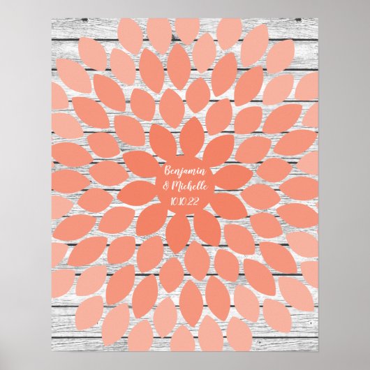 Blume - 75 Signature Gästebuch Alternative Print (Vorne)