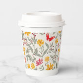 Blume 8oz Paper Cup Pappbecher (Rückseite)