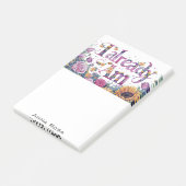 *~* Blume 9 BEREITS AM AP85 Manifesting Post-it Klebezettel (angewinkelt)