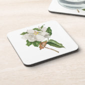 Blume: A004 Magnolia - Getränkeuntersetzer (Linke Seite)