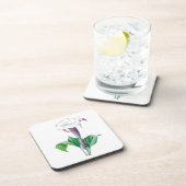 Blume: A006 Thorn Apple - Getränkeuntersetzer (Rechte Seite)