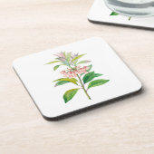 Blume: A013 Redvein Enkianthus - Getränkeuntersetzer (Linke Seite)