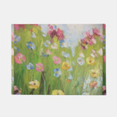 Blume Abstrakt Fußmatte (Vorderseite)