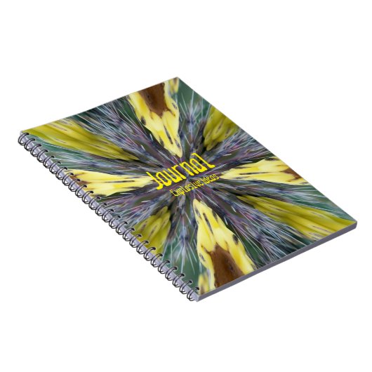 Blume Abstrakt Journal-Notebook Notizblock (Rechte Seite)