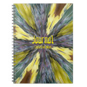 Blume Abstrakt Journal-Notebook Notizblock (Vorderseite)