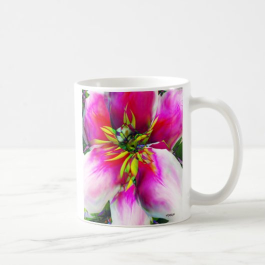 Blume, abstrakt kaffeetasse (Rechts)