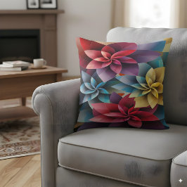 Blume abstrakt kissen