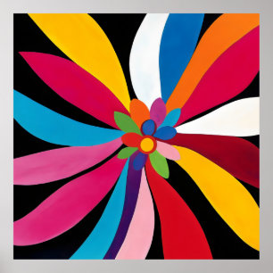 Blume Abstrakt Poster