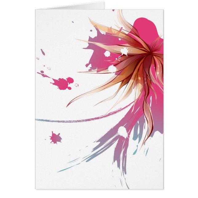 Blume abstrakter Hibisken (Vorne)
