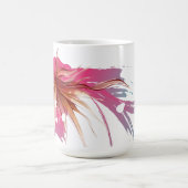 Blume abstrakter Hibisken Kaffeetasse (Mittel)