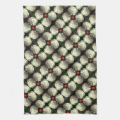 Blume Abstraktes Muster Geschirrtuch (Vertikal)