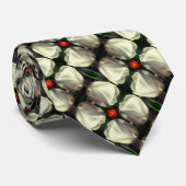 Blume Abstraktes Muster Krawatte (Gerollt)