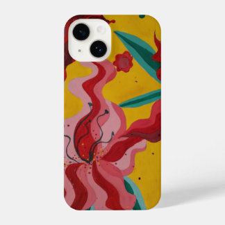 Blume, Abstraktion, Abstraktionismus, iPhone 14 Hülle