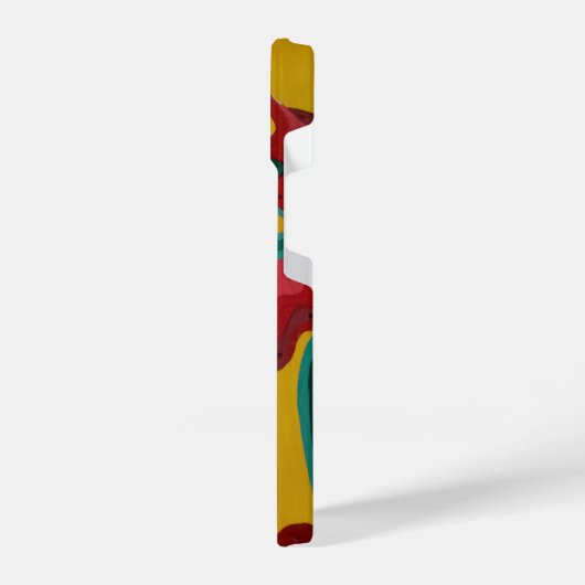 Blume, Abstraktion, Abstraktionismus, iPhone Hülle (Linke Seite)