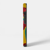 Blume, Abstraktion, Abstraktionismus, iPhone Hülle (Linke Seite)