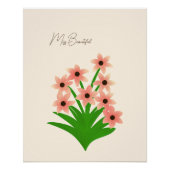 Blume abzeichnen poster (Vorderseite)