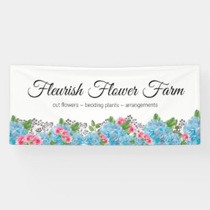 Blume Ackerbau Verkauf Frische Blume Banner