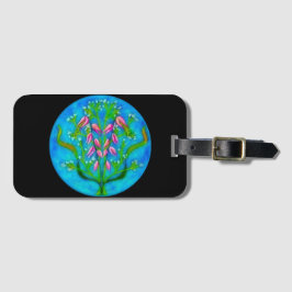 Blume Acryl Gepäckanhänger