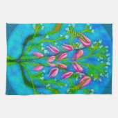 Blume Acryl Geschirrtuch (Horizontal)