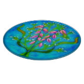 Blume Acryl Schneidebrett (Ecke)