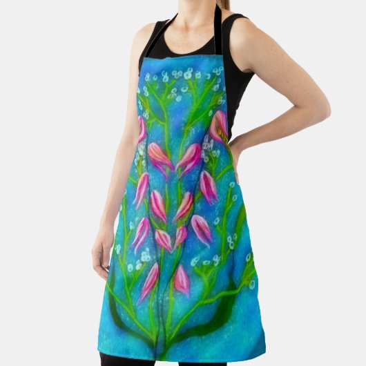 Blume Acryl Schürze (InSitu)