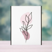 Blume Acrylschild (Neutral)