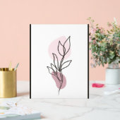 Blume Acrylschild (Hochzeit)