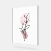 Blume Acrylschild (Winkel)