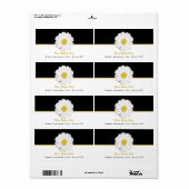 Blume Address Label - Daisy (Vorne)