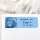 Blume Address Labels Blue Rose (Insitu)