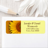 Blume Address Labels Sunflower (Insitu)